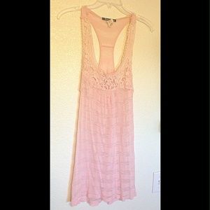 Pink Crotchet Boho Beach Cover