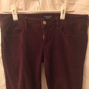 AE corduroy super stretch skinny jeans