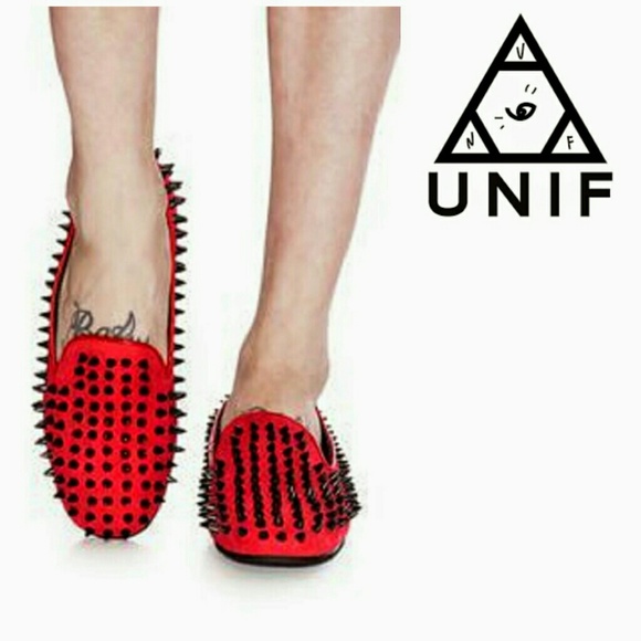 *SOLD EBAY* Unif hellraisers spike shoe loafer