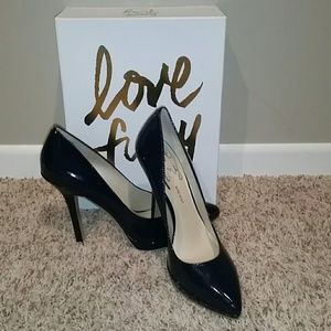 Nine West navy blue pumps