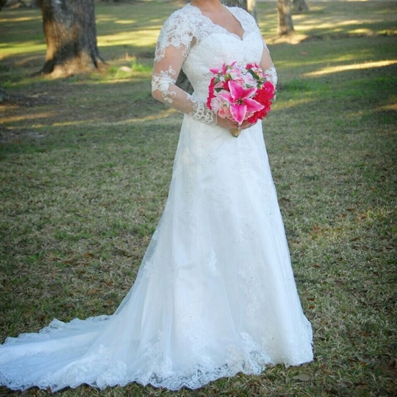 "NEED GONE"David's Bridal Wedding dress CUSTOMIZED
