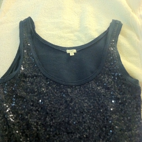 J. Crew Sequin Tank Top - Picture 2 of 4