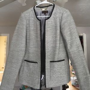 Dress blazer light grey tweed