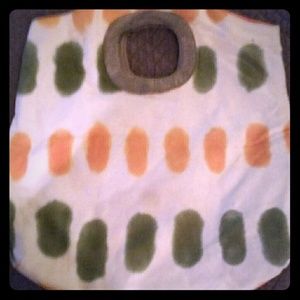 Oversized Canvas Clutch