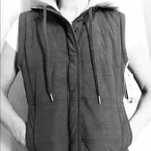 Grammichi Sport Gray Hooded Vest- Large