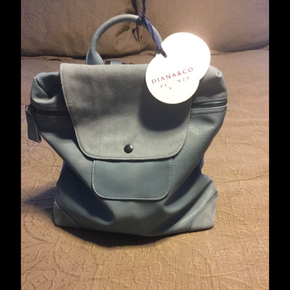 Italian Leather and Suede bag from DIANA and CO.