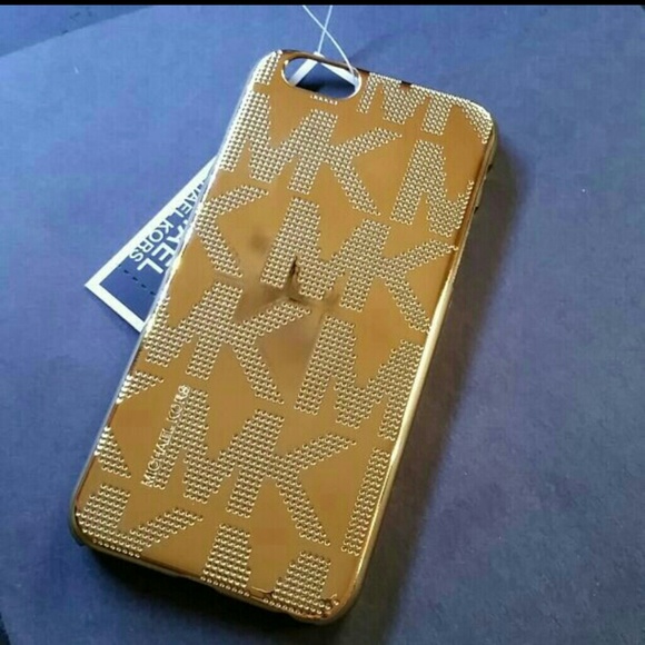 Micheal kors iphone 6 case (gold)