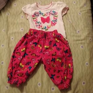 Baby MC hammer pants with matching shirt