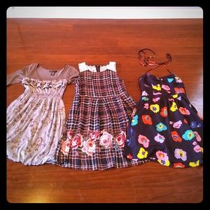 3 Dresses. Size Small.