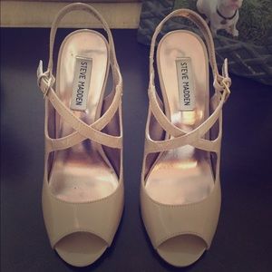 Nude Steve Madden Heels size 8