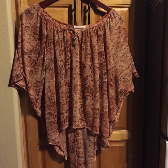 XTAREN Top Snake Print Size M