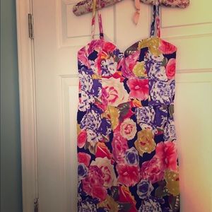 Floral Stretchy Boutique Easter Dress