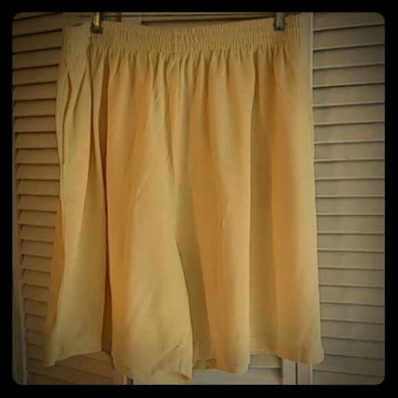 Yellow Shorts -  Pretty and Comfy!