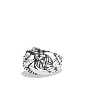 David Yurman Woven Cable Ring sterling silver Sz 7