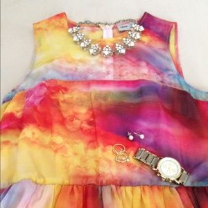 SOLD Multi color ASOS dress