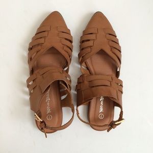 Cut Out Pointed Flats