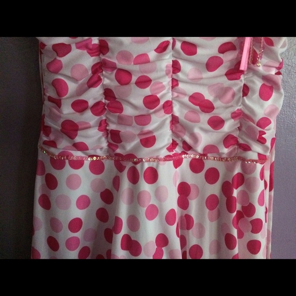 Pink Polka Dot Dress - Picture 4 of 5