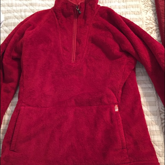 Fleece half zip sweater