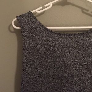Heather grey skater dress
