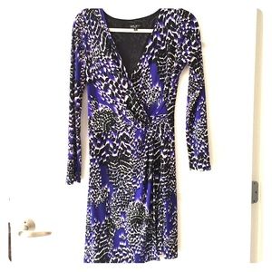 Faux-wrap dress, worn only once!!
