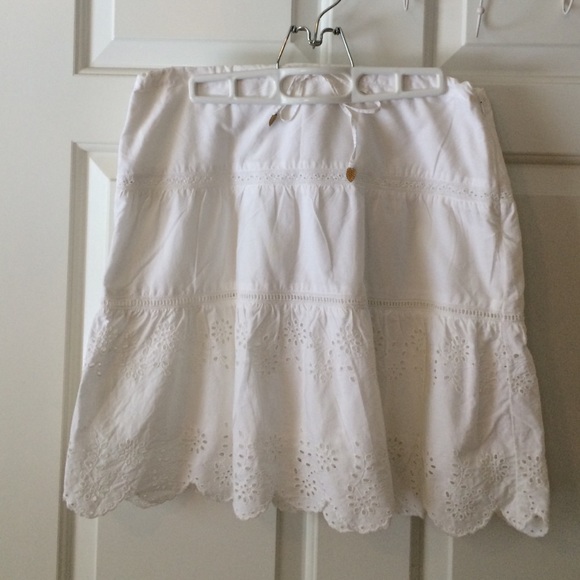 White Cotton Skirt