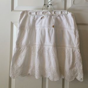 White Cotton Skirt