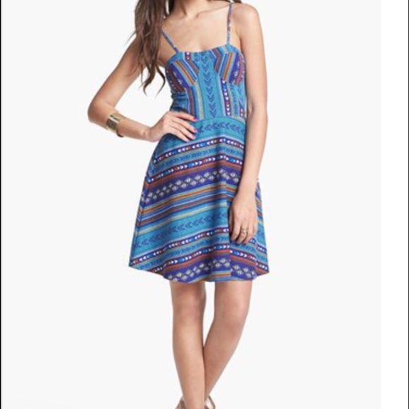 Nordstrom Fire 'Cami' Junior Skater Dress L - Picture 1 of 3
