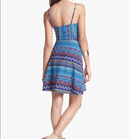 Nordstrom Fire 'Cami' Junior Skater Dress L - Picture 2 of 3