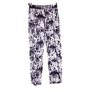 Black and White Loose Pants