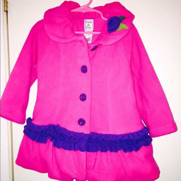 Toddler girls peacoat size 3T.
