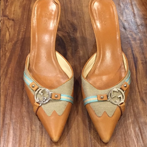 gucci kitten heel mules