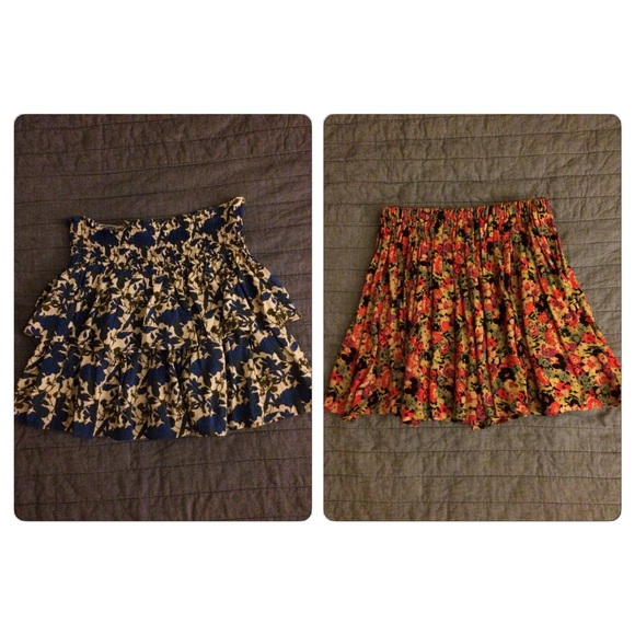 Mini Floral Skirts | Two for $10