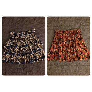 Mini Floral Skirts | Two for $10