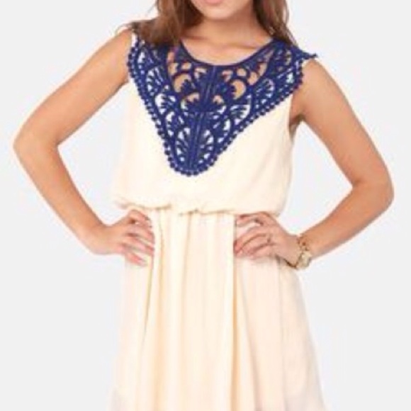 Applique youre Ok dress from Lulus size S