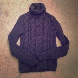 Dark gray knit sweater