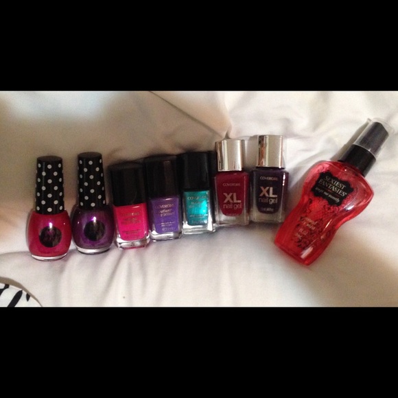 Assorted nail polish