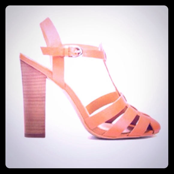 Zara Cognac Heels