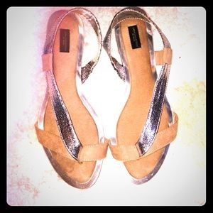 Zara two toned sandals.