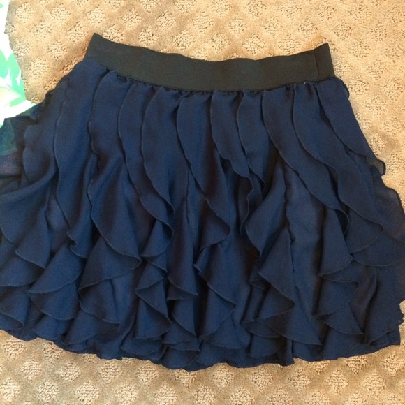 Navy blue Forever 21 skirt
