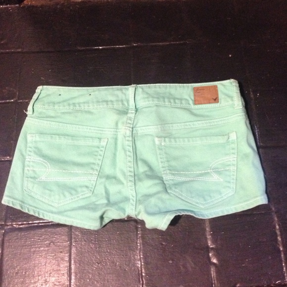 Sea Foam Green Shorts - Picture 2 of 3