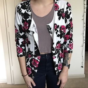 Flower cardigan