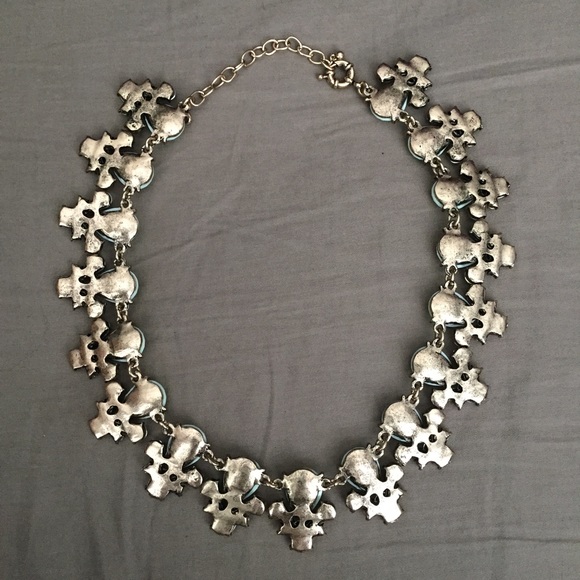 🚫Bundled🚫 Mint Crystal Collar Statement Necklace - Picture 3 of 4