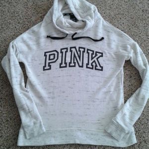 PINK VS Cream cowl neck XS