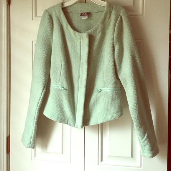 Mint blue jacket/blazer - Picture 1 of 3