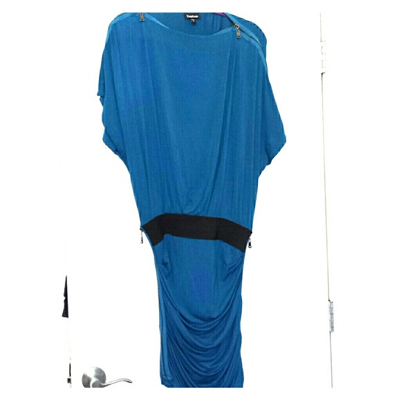 Bebe blue dress