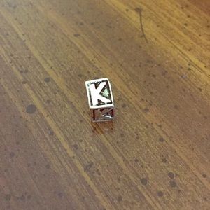 "K" Pandora inspired Charm