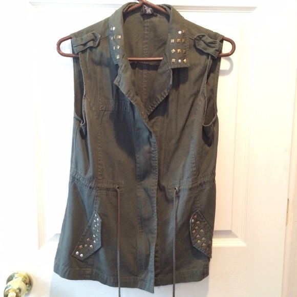 Studded Army Vest