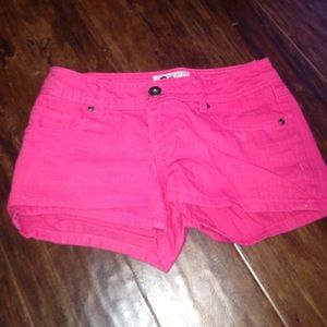 Pink shorts