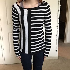 Black stripped long sleeve