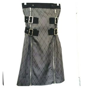 Marc jacobs gray zipper dress